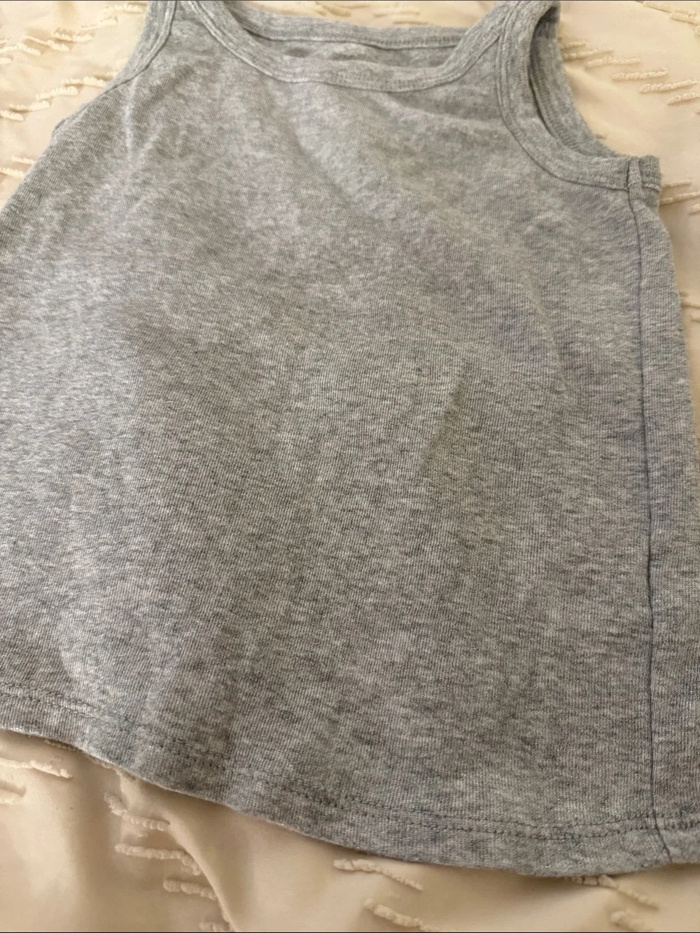 Kids Gray Tank Top - Classic Sleeveless Tank Top